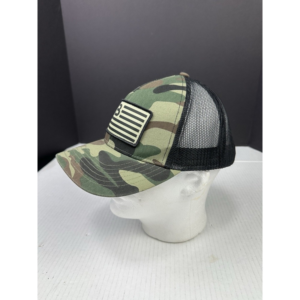 Luke Bryan LB Camo Trucker Patchhat SnapBack Hat - Picture 3 of 6